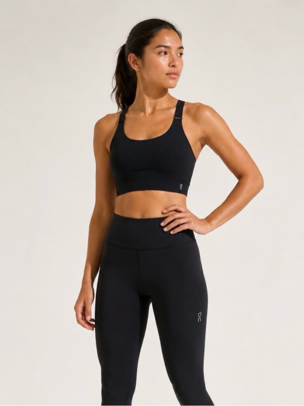 On Cloud Perform Running Black Sports Bra